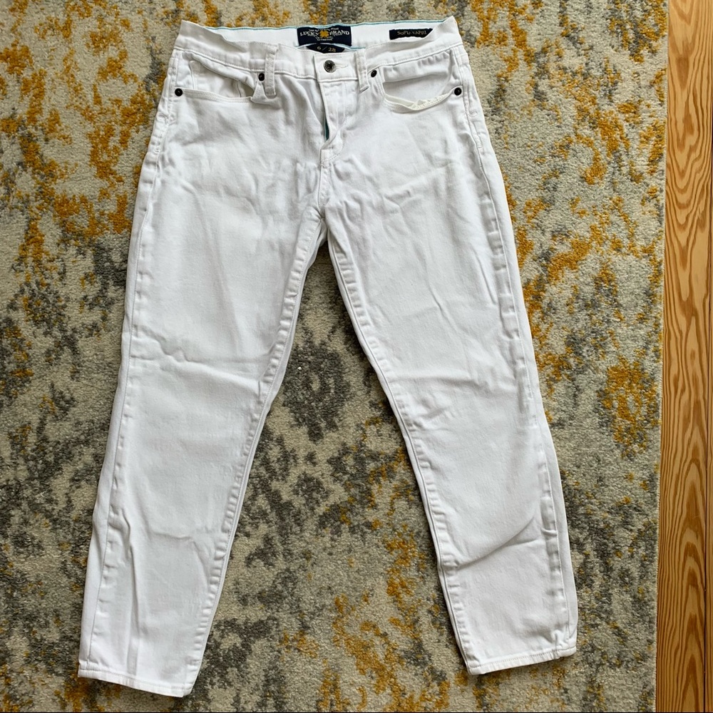 Lucky Brand Sofia White Jeans Capri